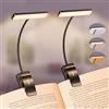 Gritin 19 LED Luce per Lettura Libri a Letto, Ricaricabile con Clip,2 Pezzi | 3 Temperature di Colore per Gli Occhi, Dimmerabile Senza Livelli, Lunga Durata, Ideal per Studio, Lavoro a Maglia