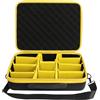Powarobor Custodia Per DeWalt 18V 54V Batteria E Caricabatterie | La valigetta può contenere batterie da 12V, 18V e 54V e caricabatterie per batterie DeWalt da 2A, 3A, 4A, 5A e 6A