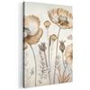MuchoWow© Quadro Su Tela Grandi Dimensioni Quadri Moderni Soggiorno Stampa | 40x60 cm - Di Foto Decorazione Camera Letto Da Parete Con Cornice Dipinti Fiori - Beige - Natura - Illustrazione