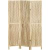 HOMCOM Paravento da Interno 3 Pannelli Pieghevole 120x170 cm Color Legno | a Spina di Pesce, Separé Divisorio Interno, in Legno