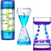 OSDUE Timer Sensoriale Liquido, 3 Pezzi Clessidra Timer, Sollievo Stress | Giocattoli Sensoriali per Rilassarsi Calmante, Movimento Liquido, Autismo e Bisogni Speciali, Clessidra a Goccia D'olio