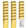 Generic HW CASA Coperta Termica 20 Pezzi,Emergenza Oro Argento, Coperta Isotermica di Pronto Soccorso Impermeabile per Salvataggio Protegge da Freddo, Pioggia, Calore e Vento per Kit di Sopravvivenza
