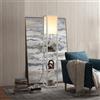 HOMCOM Lampada da Terra Piantana 3 Mensole 40W 26x26x160cm Bianco | Attacco E27, Arredamento Moderno, MDF