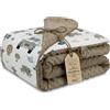 Totsy Baby Copertina Neonato Coperta Minky Invernale pile cotone doppio lato | calda morbida coccolosa inverno - carrozzina passeggino bimbi neonati reversibile Oeko-Tex certificato Africa