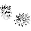 Purelei Iconic Sun - Orecchini a perno in acciaio inox placcato oro 14 K/18 carati, eleganti gioielli per la dichiarazione, impermeabili