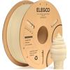 ELEGOO PLA+ Filamento Stampante 3D da 1,75mm 1kg beige | precisione dimensionale: +/- 0,02mm, bobina di cartone, adatto alla maggior parte delle stampanti 3D FDM