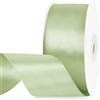 G2PLUS Nastro Raso Verde Salvia,40mmx22m Nastro Regalo Doppia Faccia | Nastro Decorativo per Confezioni Regalo,Matrimoni,Natale,Feste,Bouquet,Fiocchi,Cucito e Fai da Te