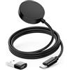 NEW POW Cavo Caricatore per Samsung Galaxy Watch 7/ Ultra/ 6,6 Classic/ 5, 5 Pro/ 4 | 4 Classic/ 3/ Active 2, Active 1/ FE, Cavo di Ricarica USB C per Samsung Orologio con USB-C a A Spina Adattatore,1 Pezzo