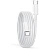 Poutek Cavo USB Type-C 2 Metri, 60W Cavo USB C a USB C per iPhone 18/Duo/17/16/15/15 Pro Max/15 Plus, Macbook, iPad Pro/Air, cavo Usb Tipo C Ricarica Rapida Cavo Type C to TypeC Cavo Ricarica UsBC Cavetto