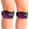 NativoDex Ginocchiera Ortopedica, Tutore Ginocchio, Fascia Rotulea Sportiva | Elastica e Stabilizzante · Cinghie Regolabili senza Scivolare · Imbottitura in Silicone Traspirante · Confezione da 2 Pezzi