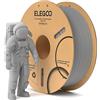 ELEGOO PLA Filamento Stampante 3D 1.75mm Grigio 1KG | Precisione Dimensionale +/- 0.02mm, Adatta per La Maggior Parte delle Stampanti 3D