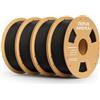 DEEPLEE PLA+ Rapido Filamento 1.75mm, Alta Velocità, Nero, 4kg | Colore nero, 4kg, alta tenacità, precisione ±0.02mm, facile da stampare, compatibile con stampanti 3D FDM