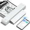 Phomemo M08F Stampante Termica Portatile A4, Stampante + 10PCS Carta | Senza Inchiostro con Batteria Ricaricabile. Stampa Nitida e Silenziosa, Compatibile con Smartphone e PC per Casa e Ufficio