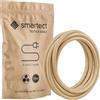 smartect Cavo Elettrico Tessile (3 x 0.75mm²) Marrone Chiaro, 10 Metri | Filo Elettrico Tripolare, Vintage, Cavo Elettrico Rivestito in Tessuto per Fai da Te