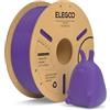 ELEGOO PLA+ Filamento Stampante 3D da 1,75mm 1kg viola | precisione dimensionale: +/- 0,02mm, bobina di cartone, adatto alla maggior parte delle stampanti 3D FDM