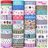 Forwaarss - Set di 40 rotoli di nastro Washi adesivo, nastro decorativo per lavori di fai da te, per abbellire taccuini, planner multicolore