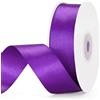 G2PLUS Nastro Raso Viola,25mmx22m Nastro Regalo Doppia Faccia in Poliestere | Nastro Decorativo per Confezioni Regalo,Matrimoni,Natale,Feste,Bouquet,Fiocchi,Cucito e Fai da Te