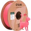 eSUN Filamento PLA Opaco Aggiornato 1.75mm 1kg Rosso Fragola | Finitura opaca che nasconde i layer. Nessun riflesso, precisione +/- 0,03 mm. Estrusione fluida, texture elegante.