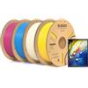 ELEGOO Filamento PLA CMYK Lithophane Bundle 4KG per Stampante 3D 1.75mm | CMYK-Bianco+Magenta+Giallo+Ciano, Bobina da 1kg, Precisione Dimensionale +/- 0.02mm, per La Maggior Parte delle Stampanti 3D