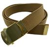 WAUNEE Cintura in tela con fibbia in ottone, militare, golf, fino a 139,7 cm di circonferenza della vita