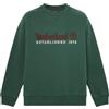 Timberland Felpa Invernale a Girocollo da Uomo con Logo Established 1973 Ricamato