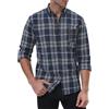 Vhersily Camicia Flanella Uomo Invernale Cotone Western Cowboy con Bottone Automatico Vintage Quadri Manica Lunga Casual Elegante Felpata Camicie Scozzese Tasche Bottoni da Regular Fit per Matrimoni
