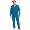 Pigiamiamoci Pigiama Uomo Invernale in Cotone Caldo Interlock 100% - Set Due Pezzi Aperto o Chiuso - Taglie Over Size -