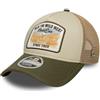 New Era Trucker cap A-Frame - Cappello Estivo in Rete con Logo Applicato sul Davanti - Cappello Snapback alla Moda per Uomo e Donna - Regolabile - Vari Colori