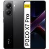 XIAOMI POCO X7 Pro Smartphone 12+256GB Flagship Dimensity 8400-Ultra 90W HyperCharge CrystalRes 1.5K 120Hz AMOLED Display 50MP Main Camera 6000mAh Batteria con ricarica con NFC (Black)