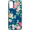 Mixroom - Cover Custodia Back case In TPU Silicone Morbida Per Xiaomi Redmi 9T 4G Fantasia Fiori Floreale E69