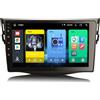Erisin 9 pollici 8-Core Android 14 Autoradio GPS Navigatore per Toyota RAV4 (2006-2012) Con Schermo tattile Senza fili CarPlay Android Auto DAB+ Bluetooth WiFi DSP DAB+ FM RDS 4GB RAM+64GB ROM