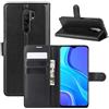 betterfon Custodia a portafoglio per Xiaomi Redmi 9, con chiusura magnetica/scomparti per carte di credito per Xiaomi Nero Xiaomi Redmi 9 Nero