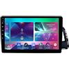 Generic Android 15 Autoradio 9Touchscreen Stereo Auto Per Audi Q5 2008-2017 plug-and-play con Bluetooth Navigatore GPS+Collegamento specchio+Comandi Al Volante+4G+Wifi HM603 4 Core Wifi 2+32GB