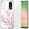 Choeeu ChoosEU Trasparente Cover per Samsung Galaxy A57 5G con Fiori, Sakura Rosa | Sottile TPU Silicone Trasparente Custodia, Disegni Colorate Fiore Fiori Motivo, per Ragazza, Antiurto Protettiva Morbido Case