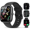 lukg Smartwatch Uomo Donna, 1,83 HD Touchscreen Smart Watch con Chiamate, 110+ Modalità Sport, Cardiofrequenzimetro, Monitoraggio Sonno, Contapassi, IP68, Orologio Fitness iOS Android