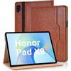 Vkooer Custodia per HONOR Pad X9 11.5 pollici 2023/HONOR Pad X8 Pro 11.5 pollici 2023, PU Leather Business Folio Flip Cover Multi-Angle Visualizzazione Smart Stand Cover con tasca, cinturino da polso
