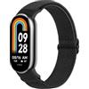 Vancle Cinturino per Xiaomi Mi Band 8 & Mi Band 9 Orogolio, Elastico Sport Cinturini in Nylon per Xiaomi Mi Smart Band 8 /Mi Band 9 Braccialetti