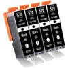 Tinnee 4X PGI-570XL Cartucce Compatibili con Canon 570XL Canon PGI 570 XL Cartucce con Pixma TS5050 MG5750 TS5055 TS6051 MG6850 MG6851 MG6852 TS5053 TS6050 TS5051 MG5753 MG6853