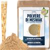 ORINKO Polvere di Siwak naturale 100 g, alternativa al dentifricio | Sbiancante, Pulitore e Disinfettante, Polvere di Salvadora Persica, Vegano, Cura dei denti senza Plastica o Dentifricio