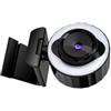 MoSundi Webcam USB 4K con luce LED per la privacy (2K) | Sensore Ultra HD 4K, copertura privacy integrata, luce di riempimento LED regolabile, configurazione plug-and-play