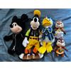 NESSUNA MARCA Set peluche Kingdom Hearts King Donald Goofy Chip e Dale giocattoli morbidi