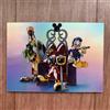NESSUNA MARCA Carta da collezione Kingdom Hearts Rare Throne Holo Kira Art Museum