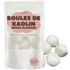 Générique Kalaba Naturale in Palline - Caolino Commestibile del Benin - Terra Bianca Africana 100% Puro - Confezione da 7 pezzi - Forma di ciottoli pronti da mastica