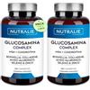 NUTRALIE Glucosamina Condroitina MSM, Collagene con Acido Ialuronico | Boswellia Selenio e Zinco - 240 Compresse Glucosamina Complex Nutralie