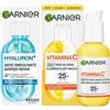 Garnier SkinActive Siero Viso in Crema 2in1 Illuminante Anti-Macchie SPF 25 con Vitamina C e Agrumi 50ml + Siero Viso Rimpolpante Hyaluron+ con Glicerina Acido Ialuronico e Aloe Vera 30ml