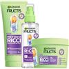 Garnier Fructis Metodo Ricci Shampoo 200ml + Maschera 370ml + Spray 150ml | Definisce Nutre Ravviva il Riccio Riduce il Crespo Idratante con Acido Ialuronico e Burro di Karité - Set da 3