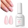 Peacecolor Smalto Semipermanente Unghie Rosa, 10ML Soak Off Smalto Unghie UV Gel Polish, Smalto per Unghie Semipermanente Studio di Manicure Fai da Te a Casa
