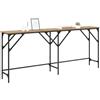vidaXL Tavolo consolle Rovere artigianale 180 x 30 x 75 cm