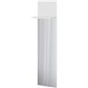Vicco Appendiabiti da parete Siri, Bianco, 36 x 135 cm | con specchio, utilizzabile per riporre le scarpe e come seduta