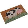 VERSA Zerbino Mucca Stile Contemporaneo, Misure (A x L x P) 2 x 40 x 70 cm, Marrone